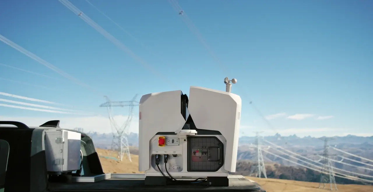 Secuencia real de apertura de DJI Dock 3