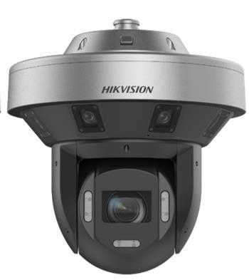 Cámara PanoVu Hikvision con ocho sensores panorámicos y módulo PTZ