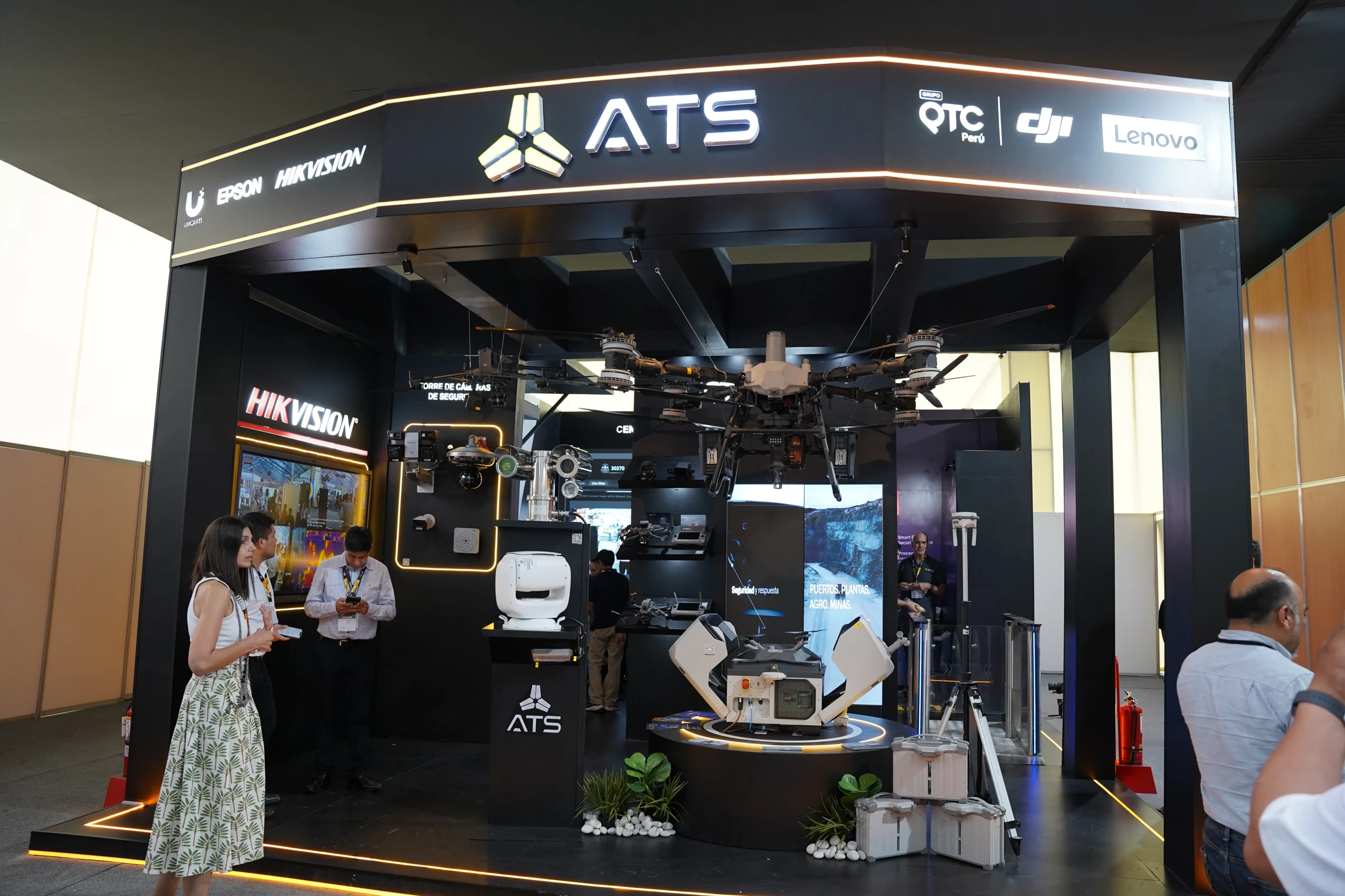 El stand de ATS en Expomina 2026